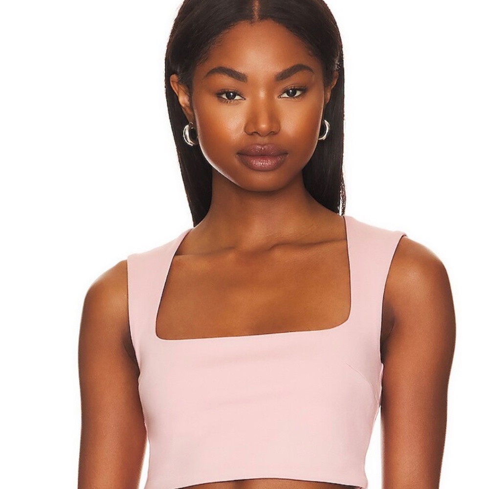 Pink Guizio stretch knit top - New with tags